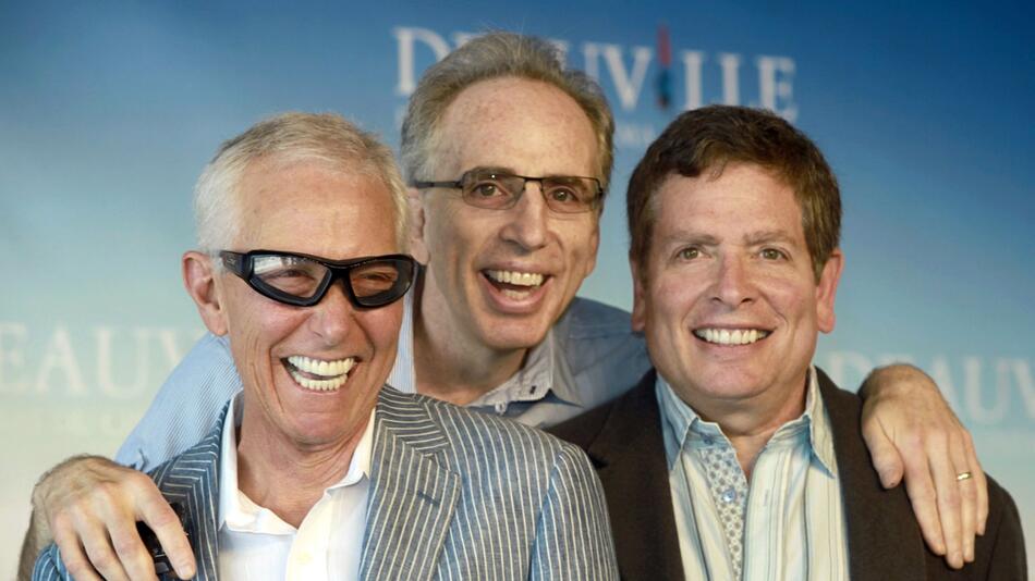 Jim Abrahams (l-r), Jerry Zucker und David Zucker