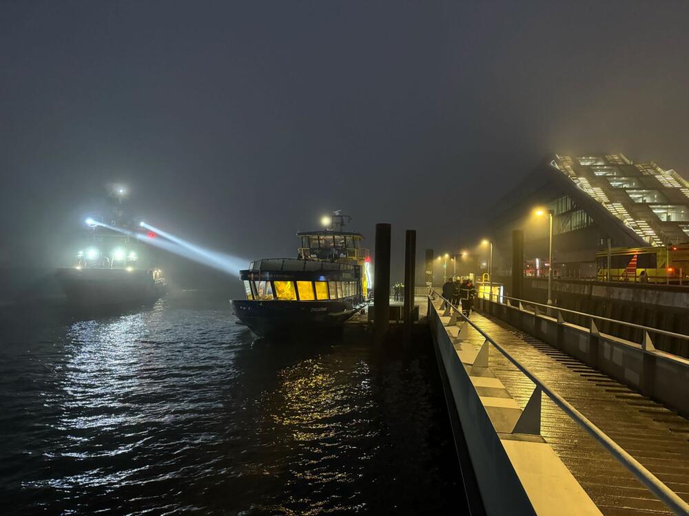 Verletzte nach Schiffsunfall auf Elbe