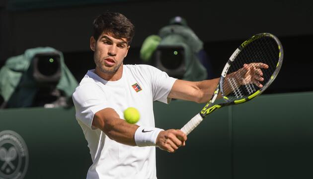 Tennis-Star Carlos Alcaraz steht im Halbfinale von Wimbledon