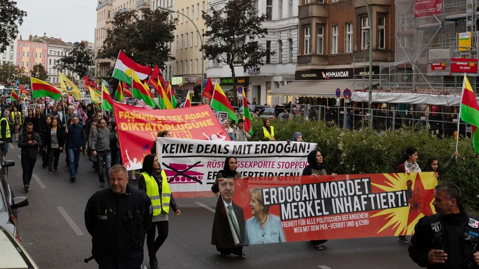 Demonstrationen gegen Erdogan