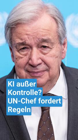 UN-Chef Guterres fordert strenge KI-Regulierung