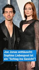 Joe Jonas enttäuscht: Sophies Liebespost ist ein ‘Schlag ins Gesicht’!"