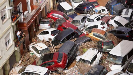 Unwetter in Spanien