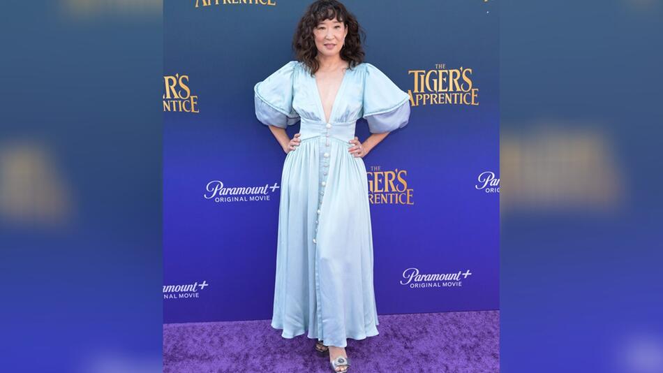 Sandra Oh bei der Filmpremiere von "The Tiger's Apprentice" in Los Angeles.