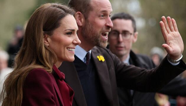 Kate und William bei ihrem Besuch in Wales vor einigen Tagen.
