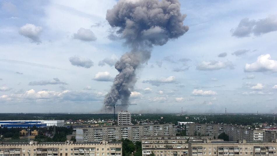 Schwere Sprengstoff-Explosionen in russischer Stadt