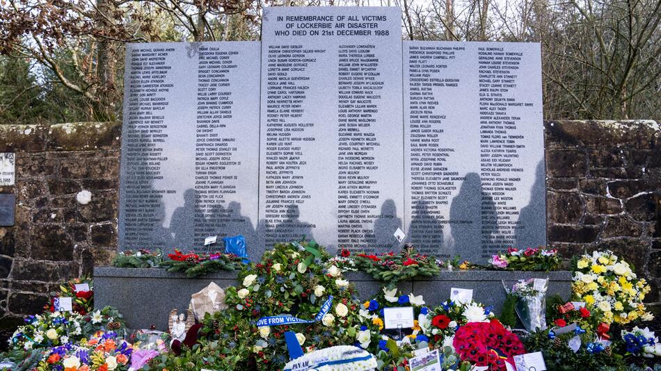Gedenken an Opfer des Lockerbie-Attentats vor 35 Jahren