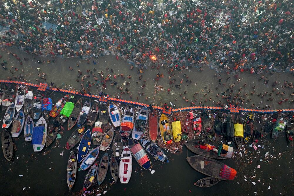 Hindu-Fest Maha Kumbh Mela in Indien