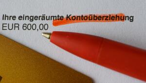 Symbolbild - Kontoüberziehung