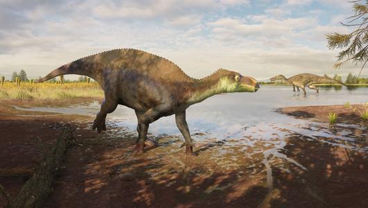 Dinosaurier im Sumpf