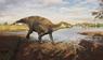 Dinosaurier im Sumpf