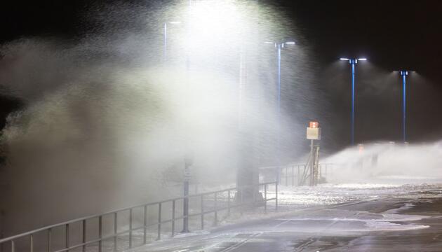 Sturm an der Nordseeküste