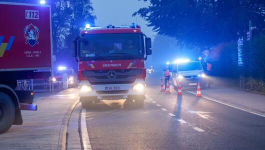 Waldbrand in Belgien
