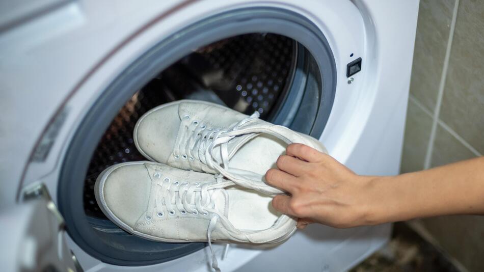 Sneaker, Waschmaschine