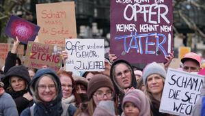 Demonstration gegen sexualisierte Gewalt gegen Frauen