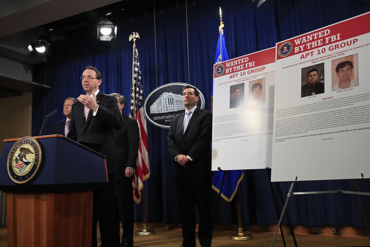 Bild zu Chinesische Hacker stehlen jahrelang Daten laut US-Justiz