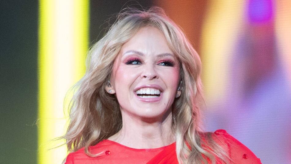 Kylie Minogue im Juli beim BST Hyde Park Festival in London.