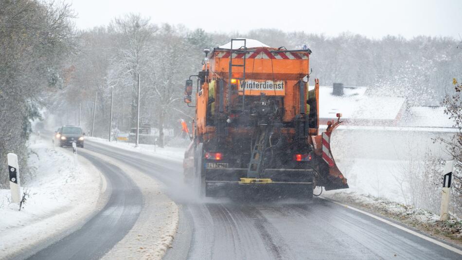 Schneefall in Rheinland-Pfalz