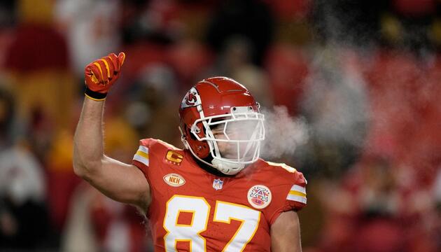 Travis Kelce von den Kansas City Chiefs