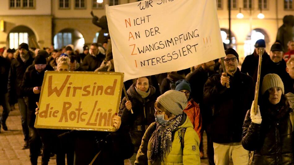 Coronavirus - Proteste Rostock