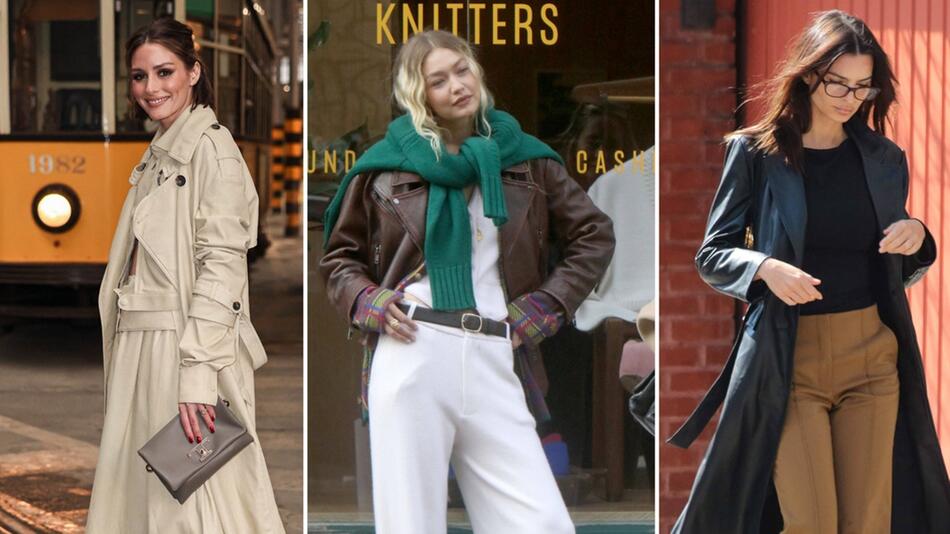 Olivia Palermo, Gigi Hadid und Emily Ratajkowski überzeugen mit stylischen Outfits, die für das ...