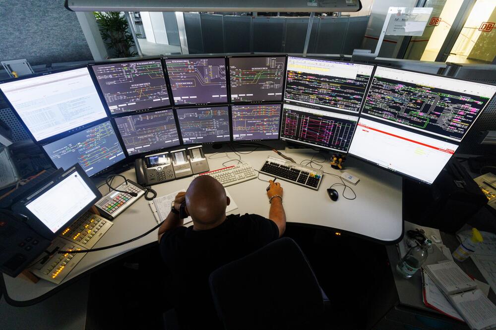 Elektronisches Stellwerk (ESTW) in Frankfurt am Main
