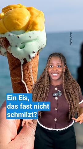 Ein Eis, das fast nicht schmilzt?