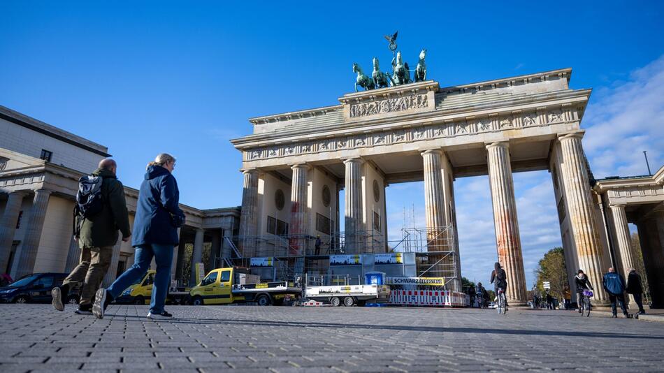 Baugerüst am Brandenburger Tor