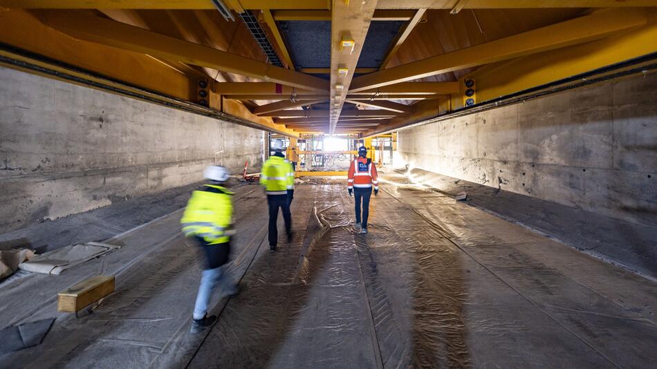 Bau des Fehmarnbelt-Tunnels schreitet voran