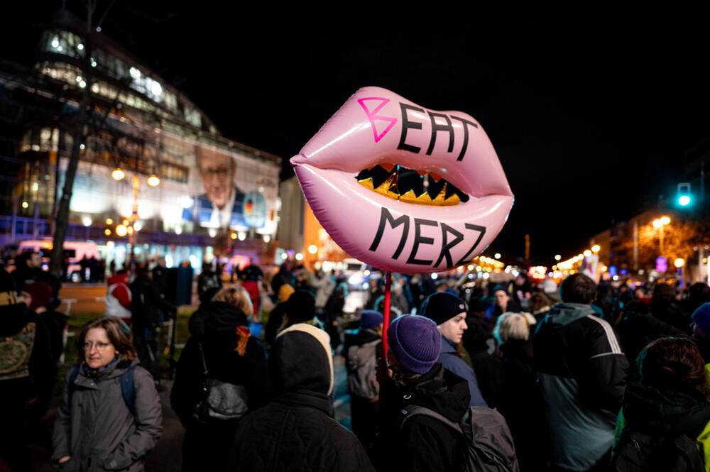 Kundgebung "Brandmauer statt Brandstiftung"