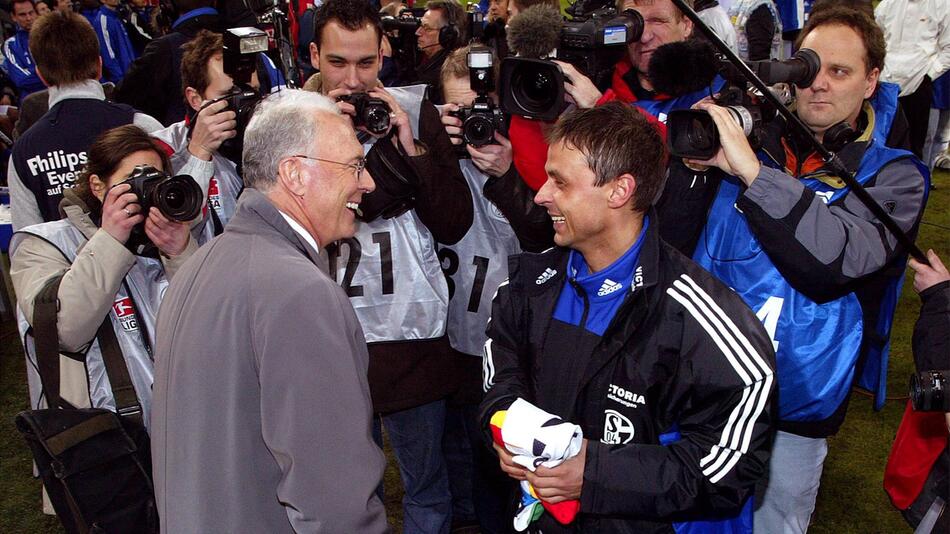 Franz Beckenbauer und Olaf Thon