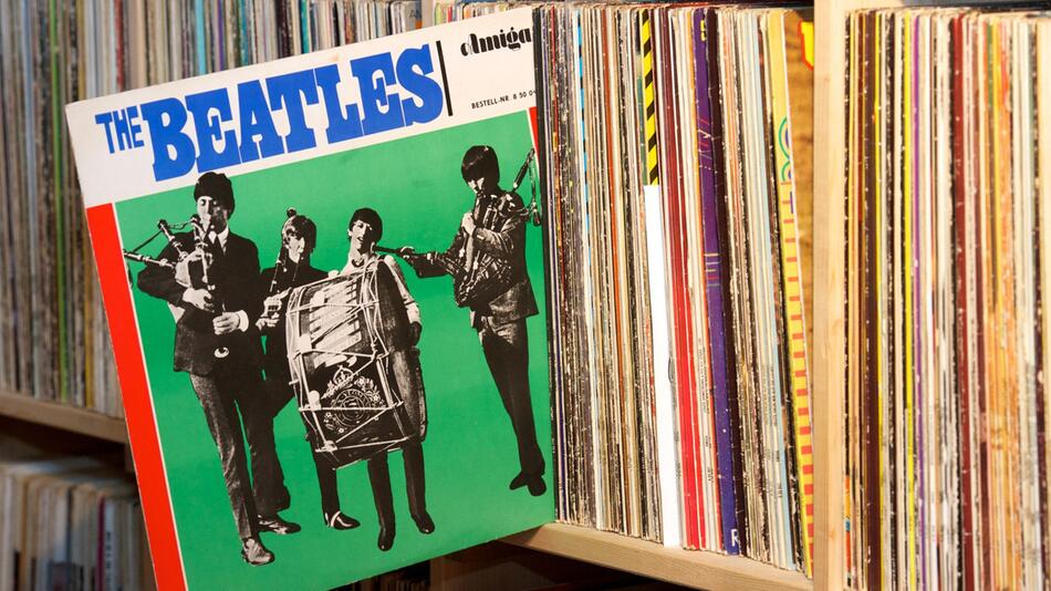 Schallplatte "The Beatles" aus dem Jahr 1965