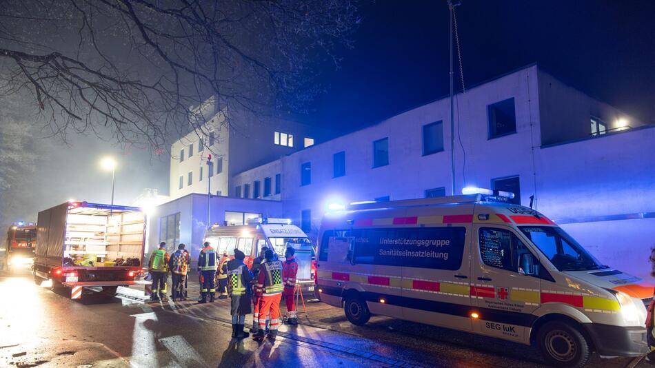 Brand im Krankenhaus in Neustadt bei Coburg