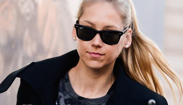 Heute selten fotografiert: Anna Kournikova in jüngeren Jahren.