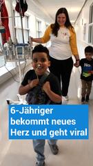 6-Jähriger bekommt ein neues Herz: Seine Reaktion geht viral