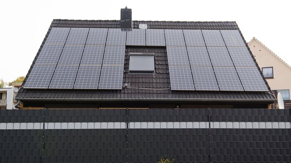 Solaranlage auf einem Wohnhaus