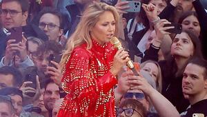Helene Fischer war erstmals seit drei Jahren wieder auf Tour. Abschließend spricht sie ihren ...