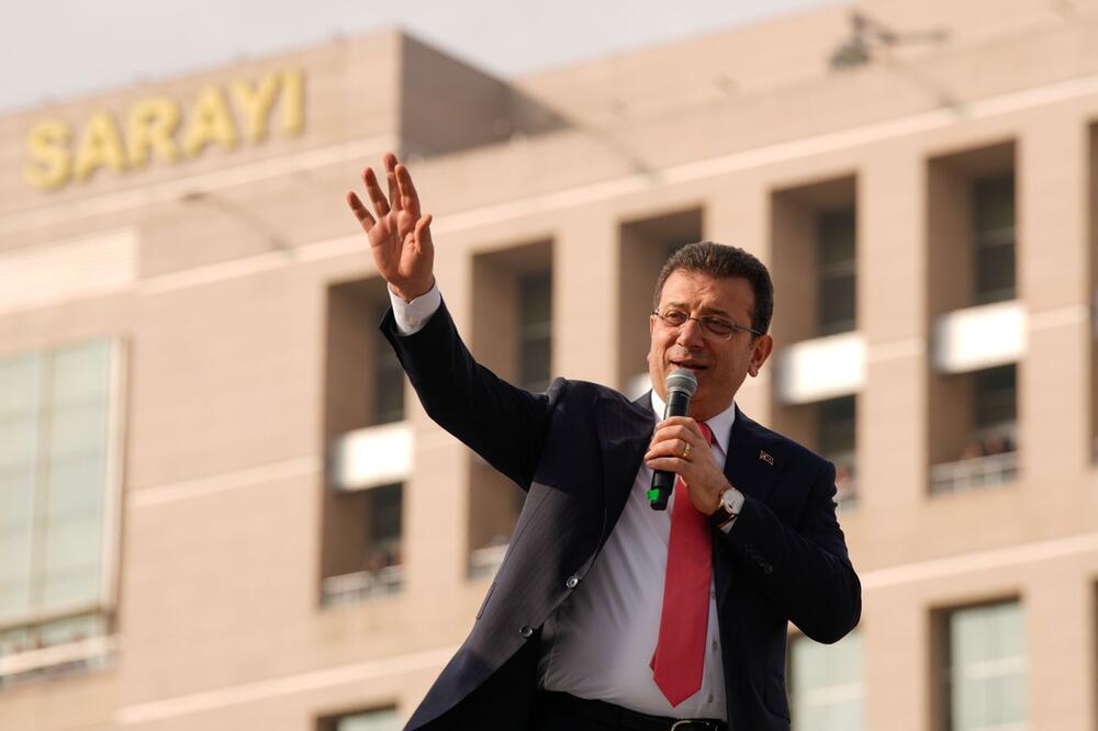Istanbuls Bürgermeister Ekrem Imamoglu vor seiner Inhaftierung