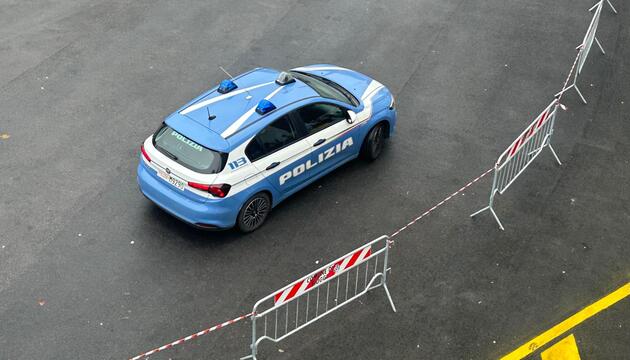 ILLUSTRATION  - Auto der italienischen Polizei