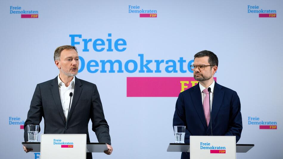 Pressekonferenz nach Gremiensitzungen der FDP