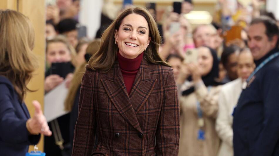 Prinzessin Kate bei ihrem Besuch im Royal Marsden Hospital.