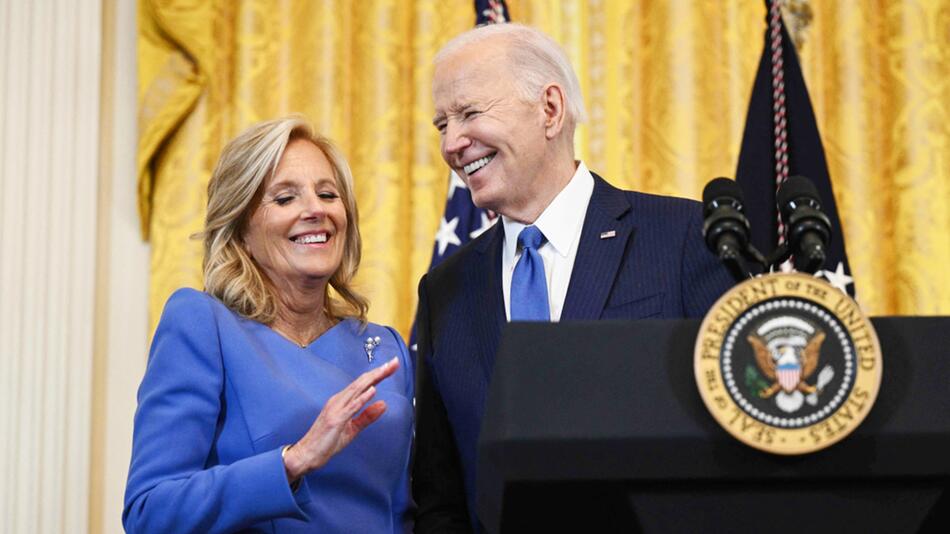 US-Präsident Joe Biden und First Lady Jill