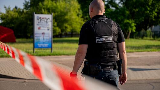 Mann in Erfurt erschossen - Großeinsatz der Polizei läuft