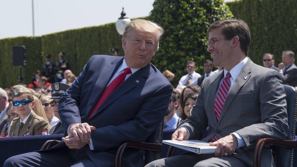 Donald Trump, USA, Präsident, Verteidigungsminister, Mark Esper