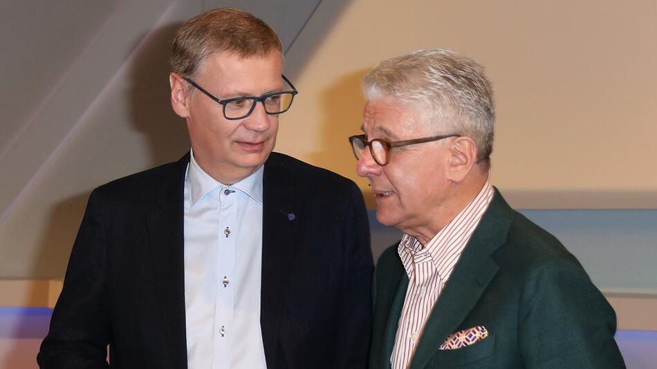 Günther Jauch und Marcel Reif (r.) sind seit vielen Jahren gut befreundet.