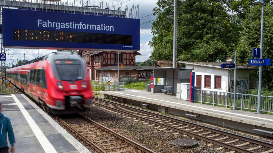 Oberleitungsschaden am Bahnhof Lübstorf