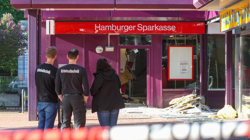 Geldautomatensprengung in Hamburg