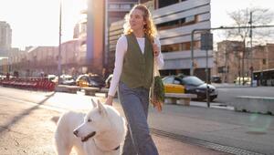 Frau und Hund