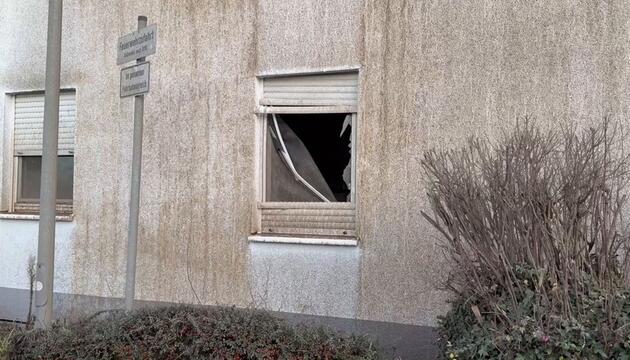 Hanau: Häuserschäden nach Bombensprengung