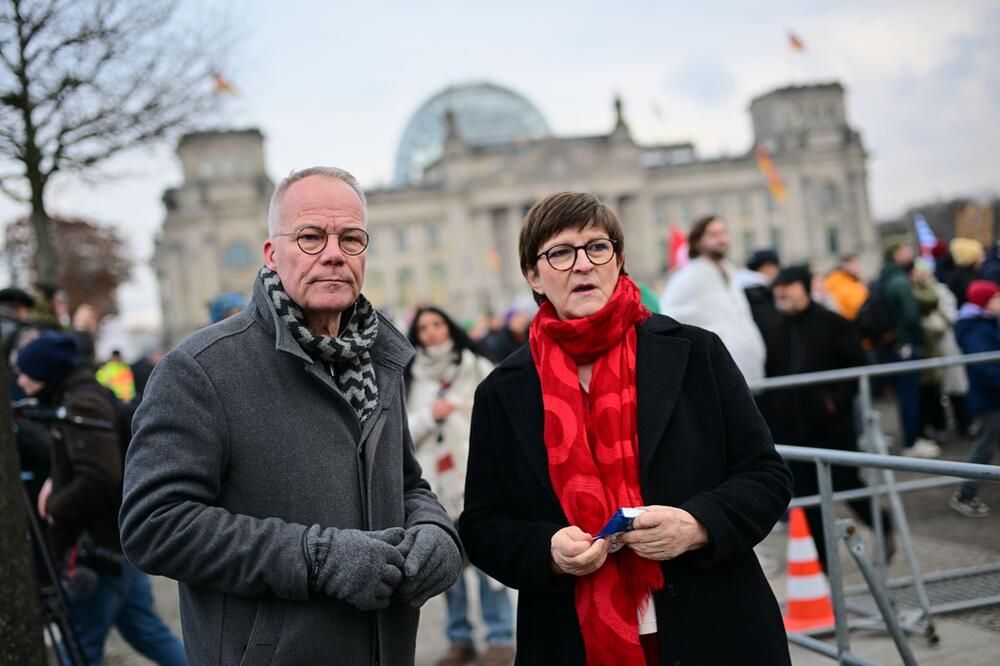 Demonstration zur Migrationspolitik - Berlin